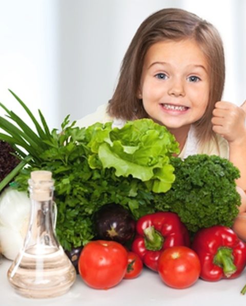 la dieta vegetariana en niños