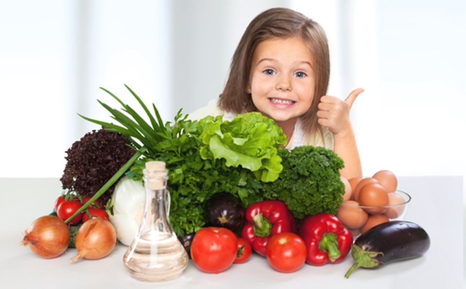 la dieta vegetariana en niños