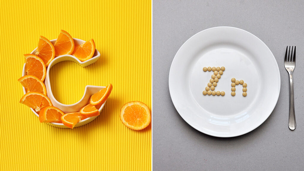 Vitamina C y Zinc