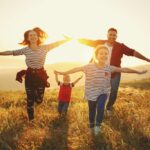 Familia en el parque