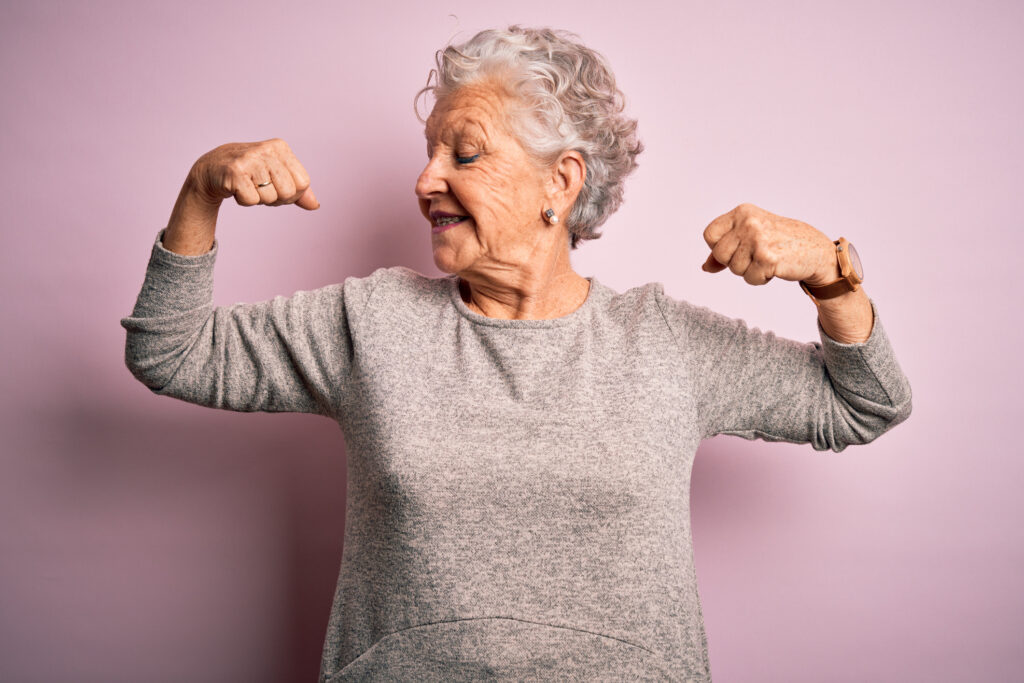 Mujer de la tercera edad