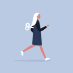 Mujer con energía
